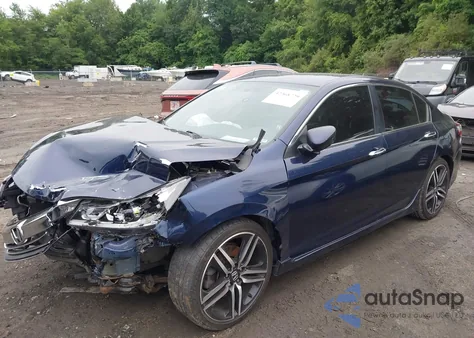 2017 Honda Accord Sport из США, поврежденный, VIN 1HGCR2F52HA065358